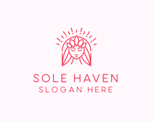 Female Hair Salon logo design