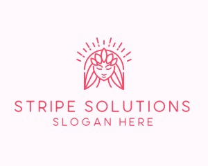 Female Hair Salon logo design