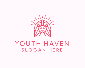 Teenager - Female Hair Salon logo design