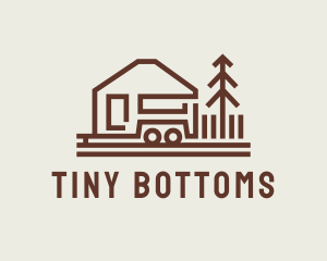 Camping Trailer House logo design