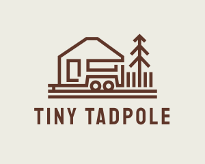 Camping Trailer House logo design