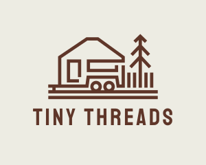 Camping Trailer House logo design