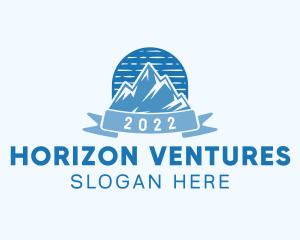 Horizon - Blue Mountain Adventure logo design