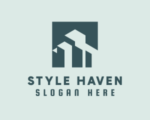 Hostel - Condominium Hotel City Skyscraper logo design