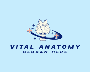 Anatomy - Medical Thyroid Gland logo design