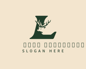 Camping - Wild Deer Safari logo design