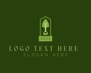 Landscaping Garden Shovel Logo