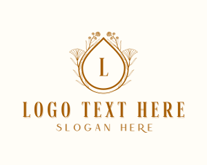 Elegant Floral Wedding Logo