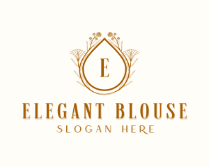 Elegant Floral Wedding logo design