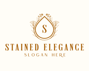 Elegant Floral Wedding logo design