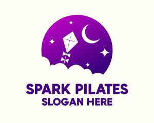 Nursery - Purple Kite Sky logo design