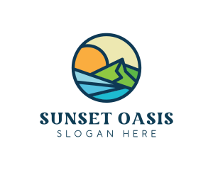 Mountain Sun Tourism logo design