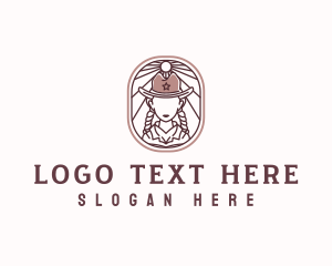 Cowboy Hat - Hat Cowgirl Rodeo logo design