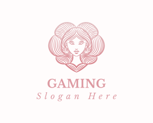 Hair - Pink Beauty Goddess Hair logo design