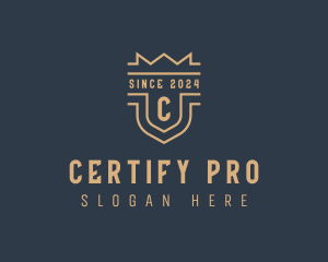 Crown Shield Brand logo design