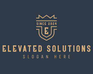 Crown Shield Brand logo design