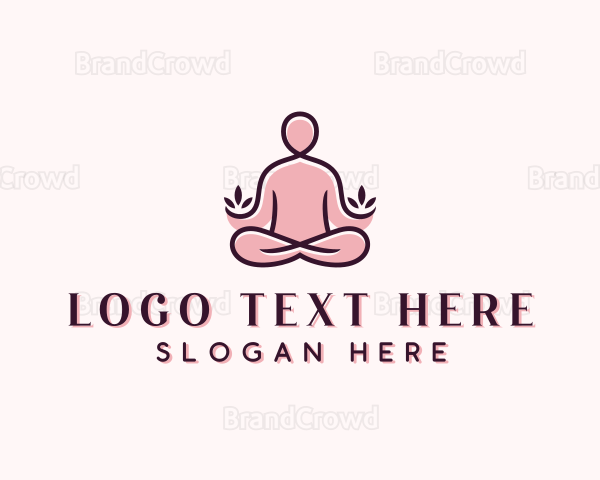 Spiritual Meditation Yoga Logo