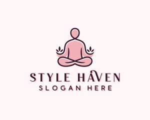 Spiritual Meditation Yoga Logo