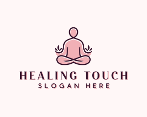 Spiritual Meditation Yoga logo design