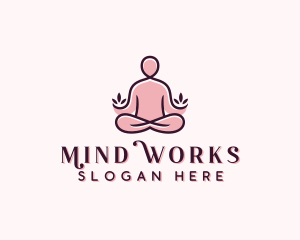 Spiritual Meditation Yoga logo design