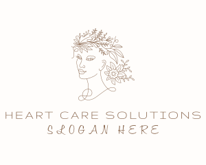 Flower Lady Self Care logo design