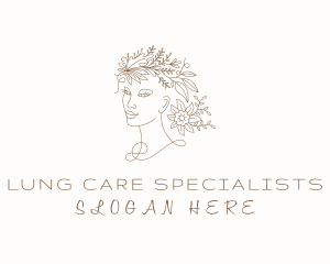 Flower Lady Self Care logo design