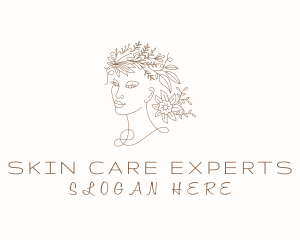 Flower Lady Self Care logo design