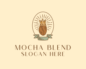 Mocha - Coffee Bean King logo design