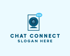 Video Camera Chatting  logo design