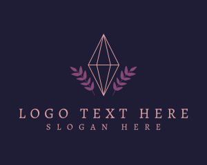 Astrology - Dainty Leaf Diamond logo design