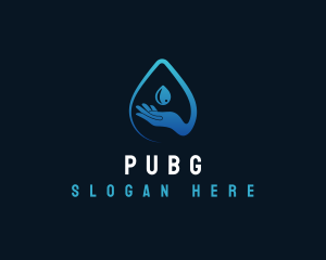 Water - Water Hand Droplet logo design