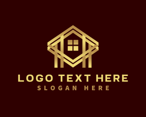 Rental - Premium House Roof logo design