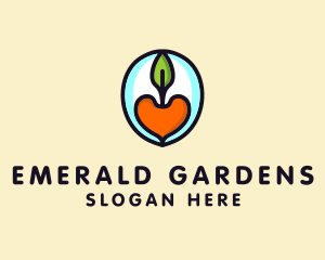 Carrot Veggie Farm logo design