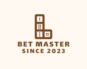 Betting - Letter L Dice Casino logo design