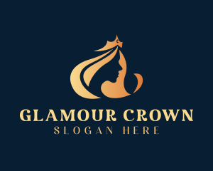 Pageant - Female Crown Pageant logo design