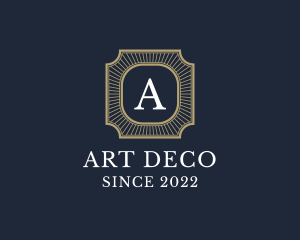 Art Deco Hotel logo design