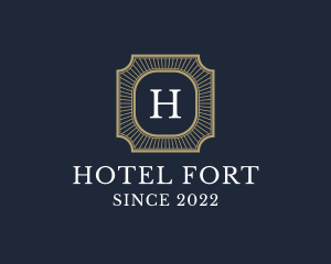 Art Deco Hotel logo design