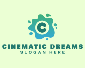 Slime Letter C logo design