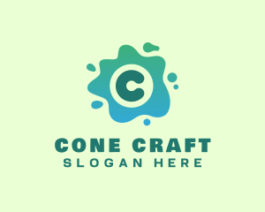 Slime Letter C logo design