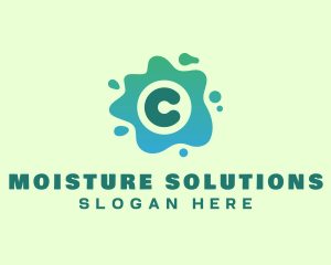 Moisture - Slime Letter C logo design