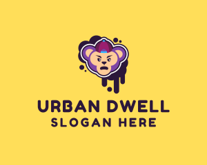 Urban Monkey Graffiti  logo design