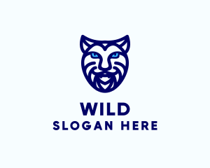 Wild Panther Lynx logo design