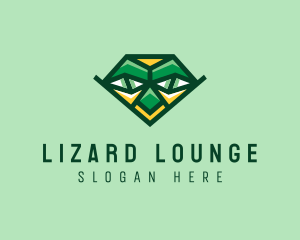 Wild Reptile Face  logo design