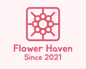 Flower Mobile App logo design