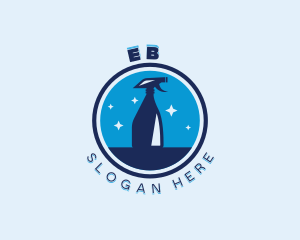Spray Bottle Sanitation Logo