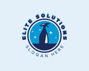 Spray Bottle Sanitation Logo