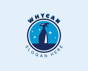 Spray Bottle Sanitation Logo