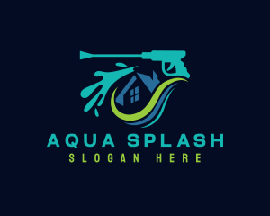 Splash Roof Cleaning logo design