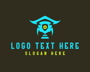 Stream - Robot Pirate Hat logo design