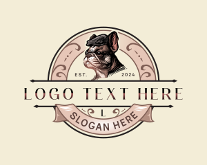 Badge - French Bulldog Breeder logo design